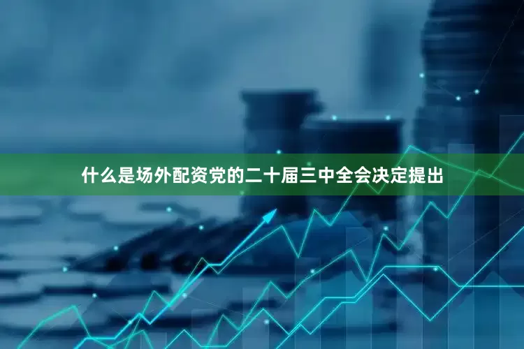 什么是场外配资党的二十届三中全会决定提出